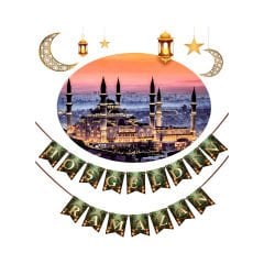 Takvimli Saçaklı Ramazan Süsü