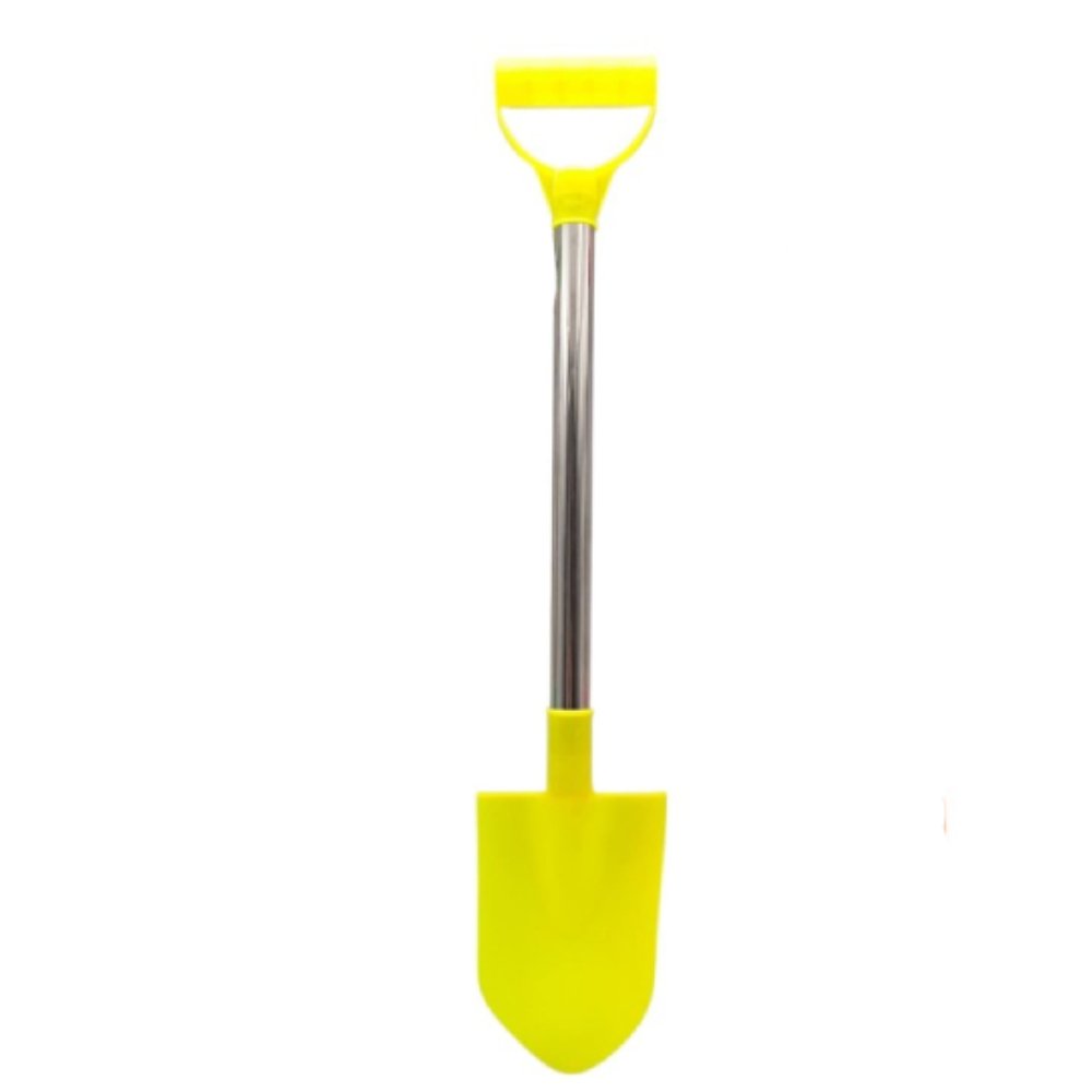 Krom Kaplı Kum Küreği - 53 cm Sarı