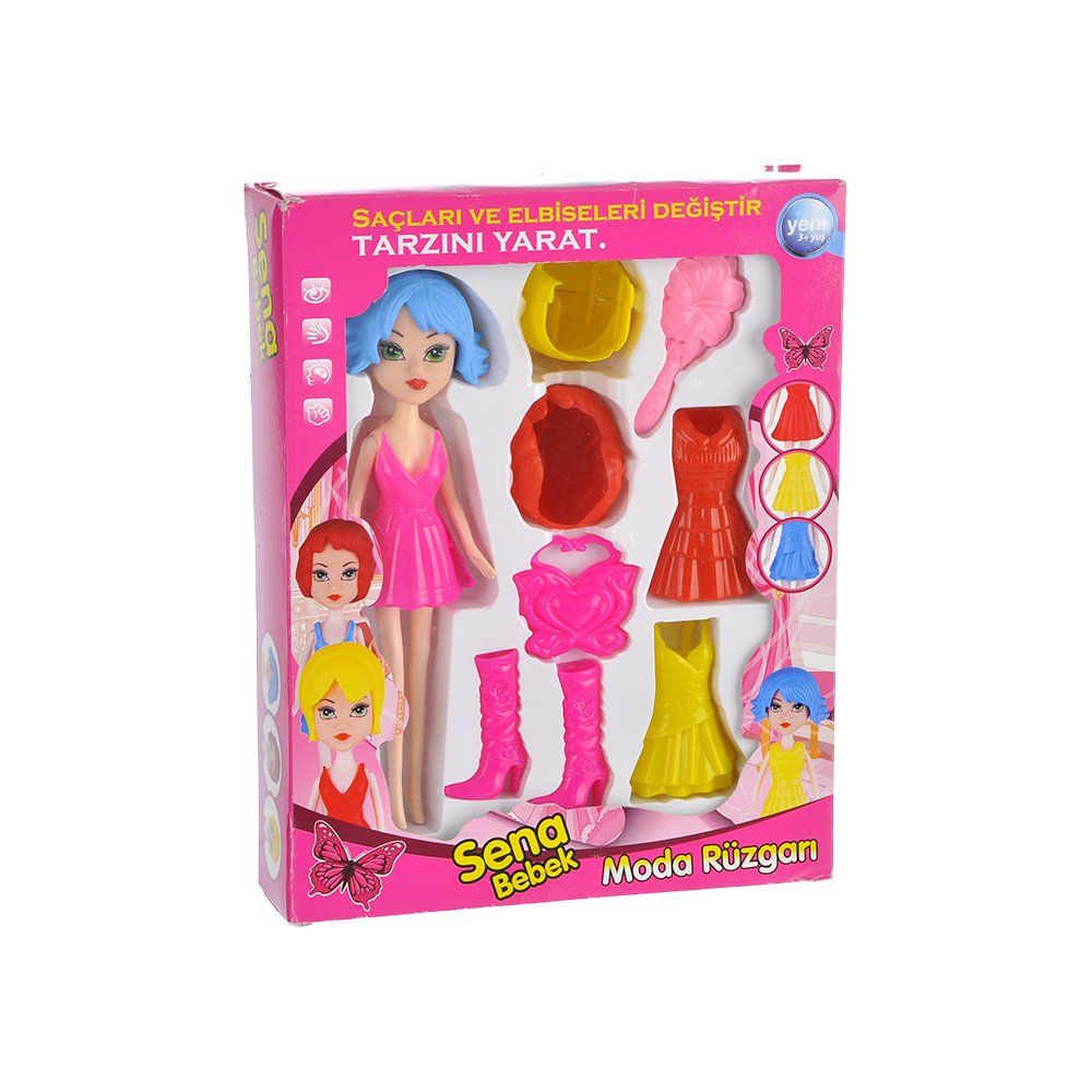 Yedek Elbiseli Manken Bebek