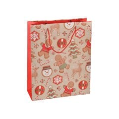 Kurabiye Adam Karton Çanta - 26x32