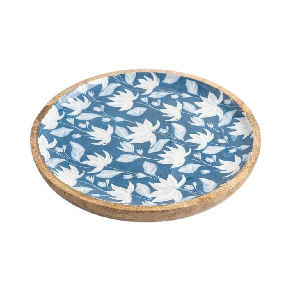 Mango Servis Tabağı - 25x2 cm Desen 2