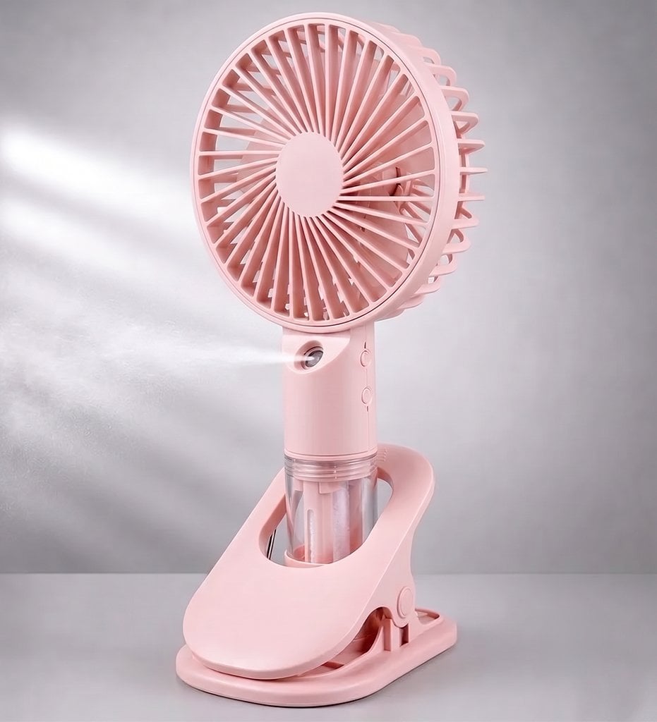 Üç Kademeli Su Buharlı Şarjlı El ve Masa Fanı - Bam MZL-39A