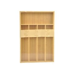 5 Bölmeli Bambu Çekmece İçi Kaşıklık - 37x25,5