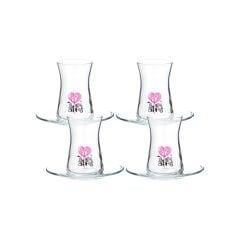Paşabahçe 4'lü Çay Seti - 160 cc - Love