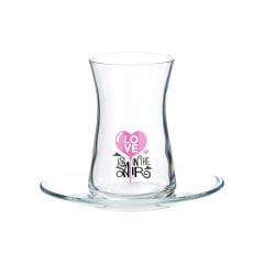 Paşabahçe 4'lü Çay Seti - 160 cc - Love