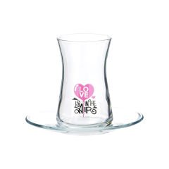 Paşabahçe 4'lü Çay Seti - 160 cc - Love