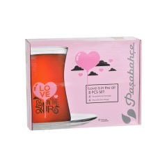 Paşabahçe 4'lü Çay Seti - 160 cc - Love
