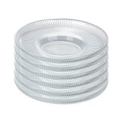 6'Lı Cam Çay Tabağı - 12 cm