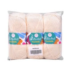 Örgü İpliği Patiklik 3Lü 300GR Altın İlmek
