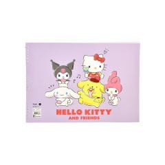 Hello Kitty And Friends Resim Defteri  - 25x35cm