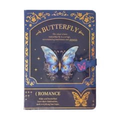 Kelebek Figürlü A5 Not Defteri - 256 Yaprak