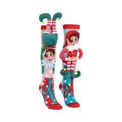 3D Yılbaşı Figürlü Soket Çorap