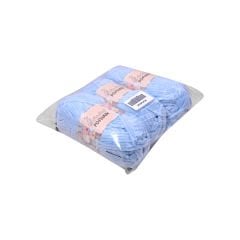 3'lü Örgü İpliği - Pofuduk - 300 gr Bebek Mavisi