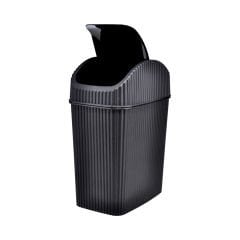 Plastik Çöp Kovası - 2.5 L Siyah