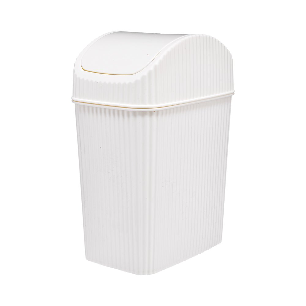 Plastik Çöp Kovası - 2.5 L Beyaz