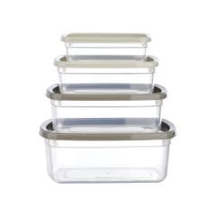 Easy Box 4'lü Dikdörtgen Saklama Kabı