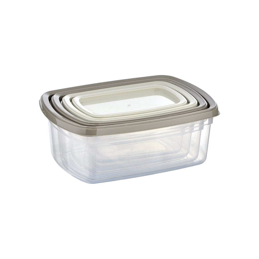 Easy Box 4'lü Dikdörtgen Saklama Kabı