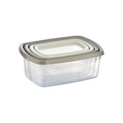 Easy Box 4'lü Dikdörtgen Saklama Kabı