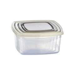 Easy Box 4'lü Kare Saklama Kabı