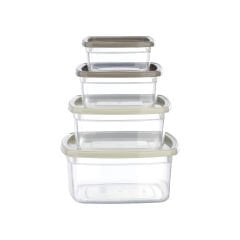 Easy Box 4'lü Kare Saklama Kabı