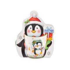 Yılbaşı Kağıtlı Porselen Kupa - 360 ml