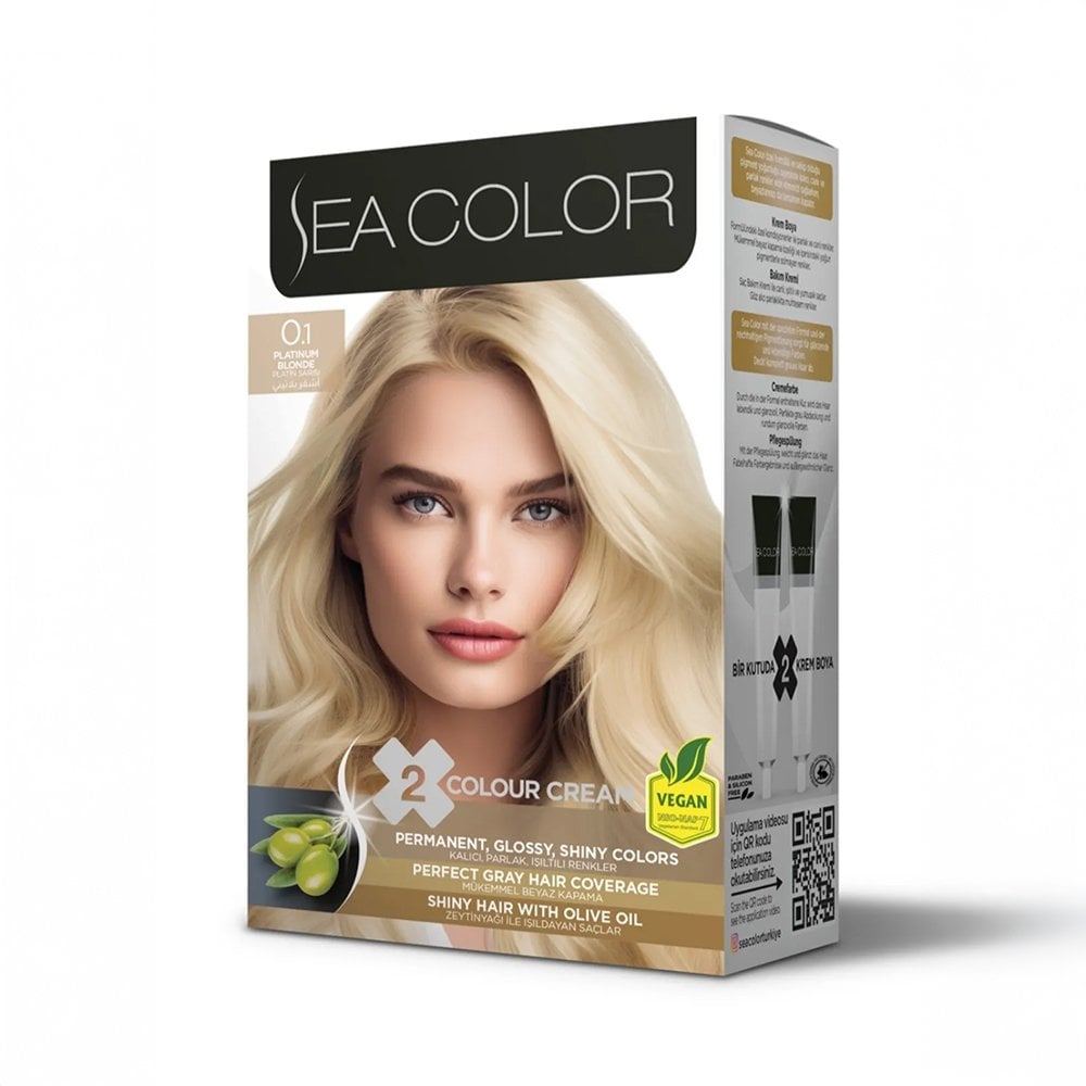 Sea Color Saç Boyası 0.1 - Platin Sarısı