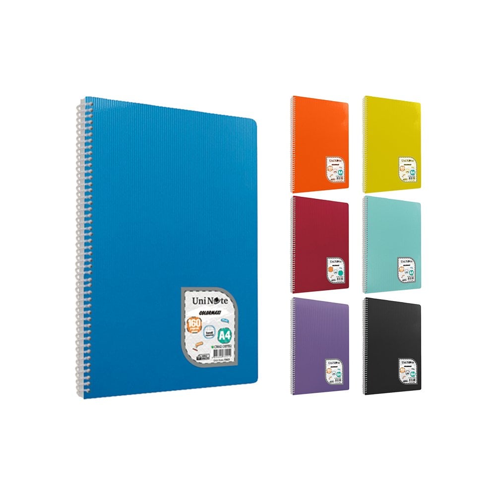 Spiralli 72 Yaprak PP Kapak A5 Defter Kareli