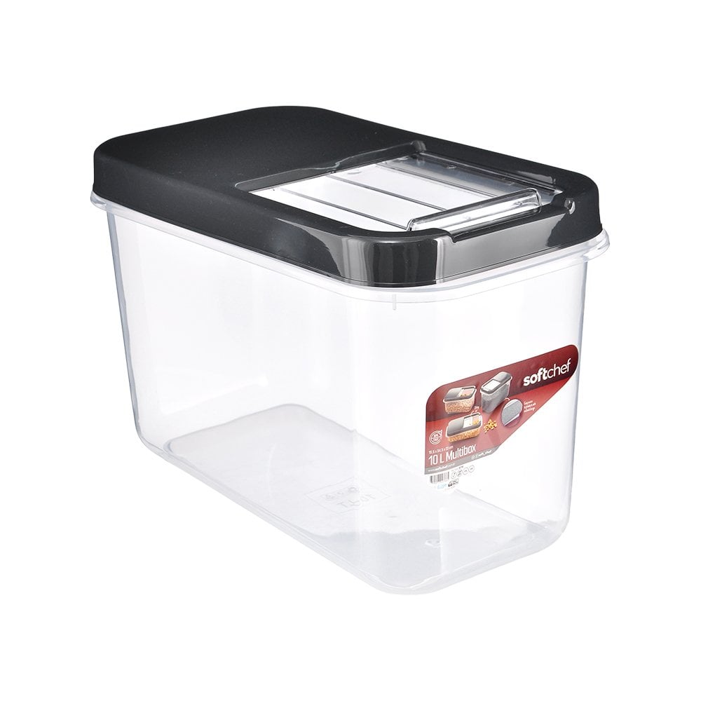 Sürgülü Kapak Saklama Kutusu - 10 L