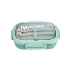 2 Bölmeli Dikdörtgen Çelik Yemek Kabı