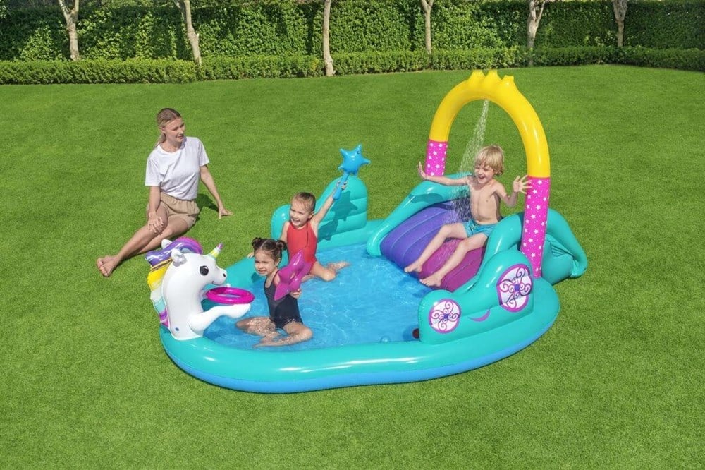 Unicorn Kaydıraklı Havuz Bestway (274x198 cm)