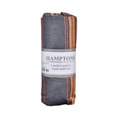 Tek Kişilik Armürlü Lastikli Çarşaf Yastık Set - 100x200 cm