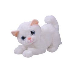 Peluş Kedi Miyavlayan Yatan 30Cm