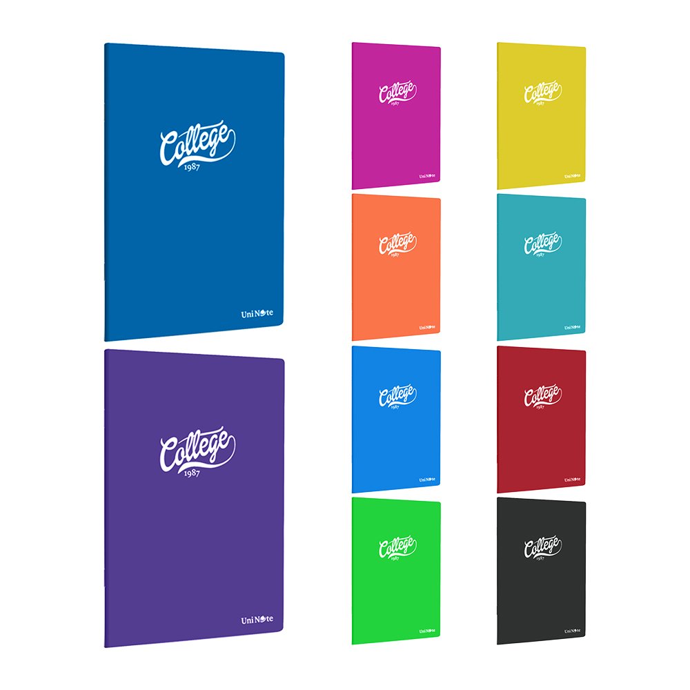 60 Yaprak PP Kapak A4 Defter Kareli