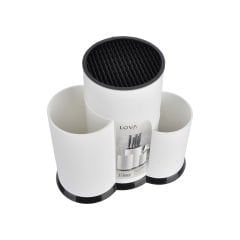 Plastik 3 Bölmeli Kaşıklık Organizer