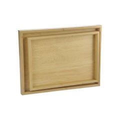 2'li Ahşap Tepsi- 35x25/40x30cm