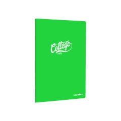 60 Yaprak PP Kapak A4 Defter Kareli Yeşil