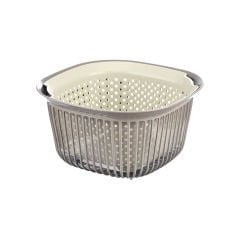 Plastik Kase Süzgeçli Kare - 4 Litre