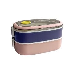 2 Katlı Çelik Yemek Kabı - 1300 ml