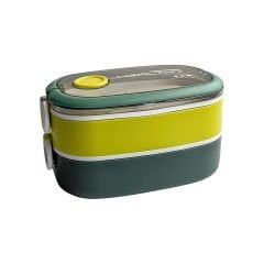 2 Katlı Çelik Yemek Kabı - 1300 ml