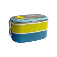 2 Katlı Çelik Yemek Kabı - 1300 ml