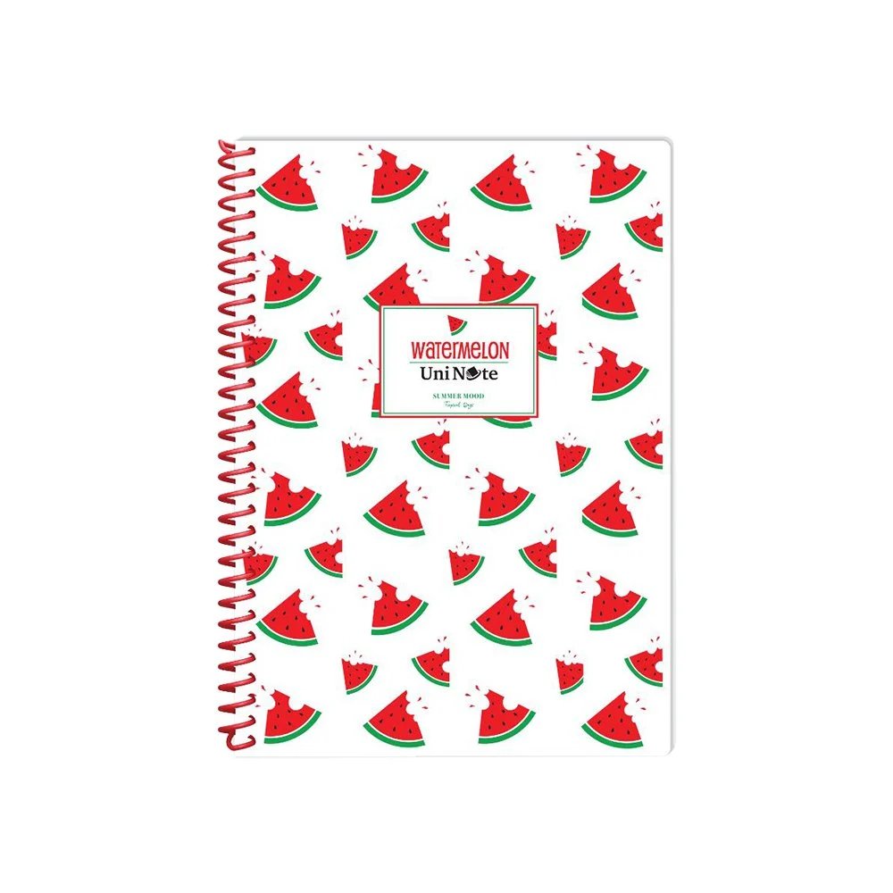 Spiralli 72 Yaprak PP Kapak A4 Defter Kareli