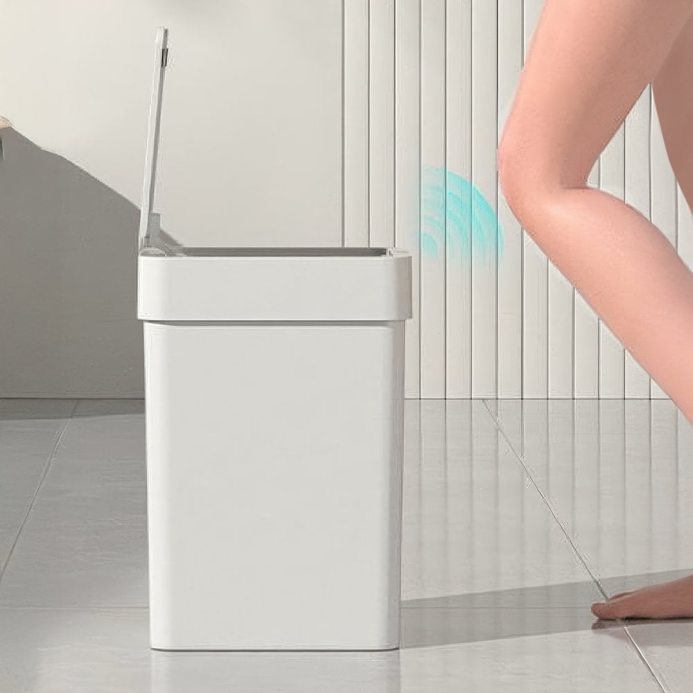 Sensörlü - Otomatik Açılıp Kapanan Çöp Kovası - 9 Litre - Follow Me