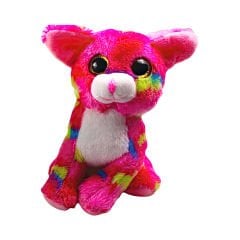 Pelüş Köpek Renkli Pembe