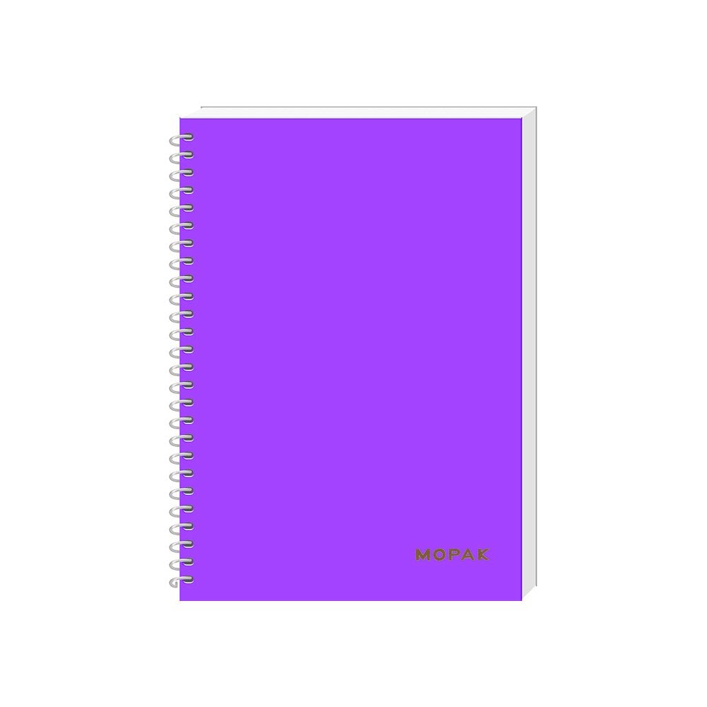 Spiralli 72 Yaprak PP Kapak A5 Kareli Defter