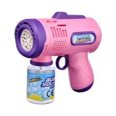 Işıklı Pilli Bubble Köpük Tabancası - Wanna Bubbles
