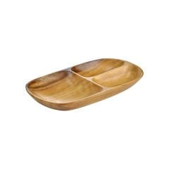 3 Bölmeli Akasya Çerezlik - 30x18x3,8