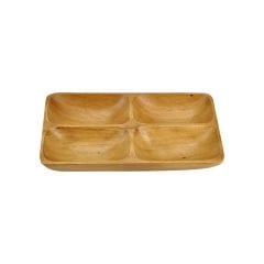 4 Bölmeli Akasya Çerezlik - 27x19x3,8