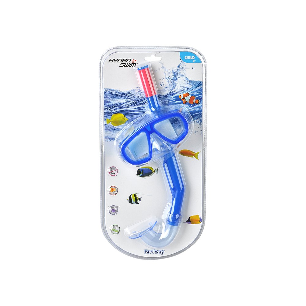 Çocuk Şnorkel Vakum Set Mavi