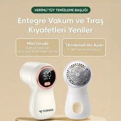 Dijital Ekranlı Şarjlı Tüy Temizleme ve Tiftik Temizleme Makinesi - M118 - Torima