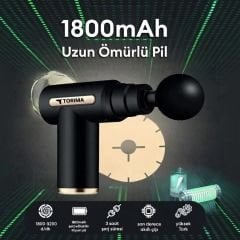 Şarjlı Titreşimli Masaj Tabancası - 30w - Bx720 - Torima